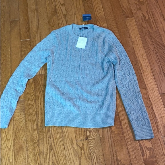NWT LANDS END CABLE KNIT SWEATER - Picture 5 of 8